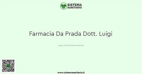 farmacia da prada dott luigi berbenno di valtellina so|Farmacia DA PRADA a BERBENNO DI VALTELLINA (SO).